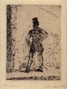 James Ensor The Pisser painting